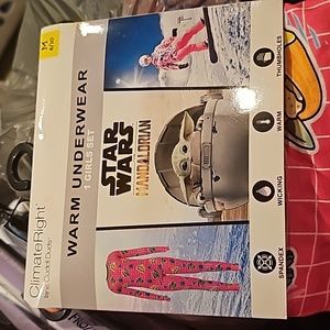 Climate Right The Mandalorian Baby Yoda Girls Warm Underwear Set